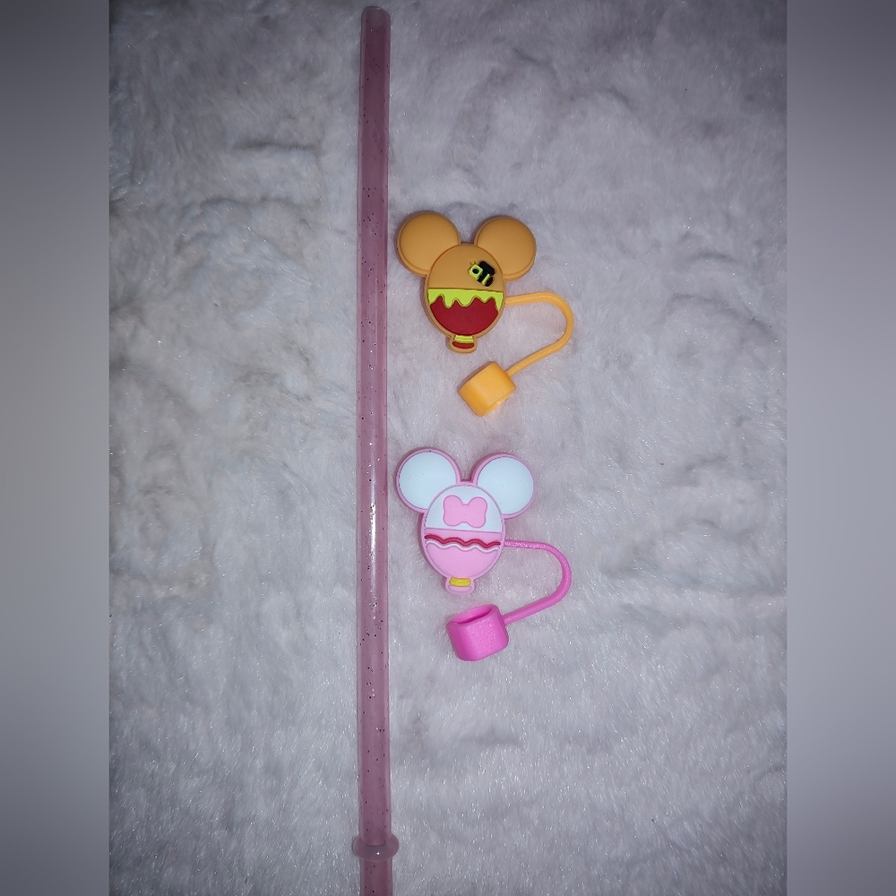 Winnie the Pooh straw caps